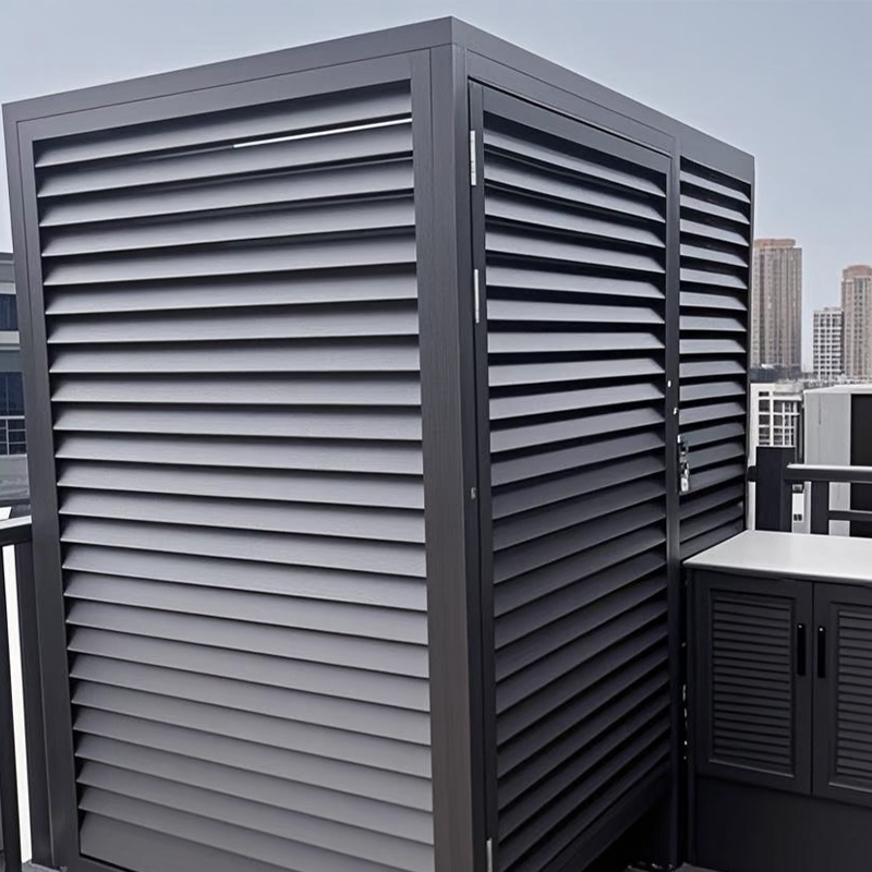 Mute adjustment Aluminum Alloy Louvered Window