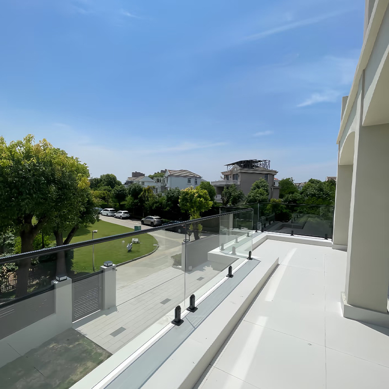 Aluminum Alloy  Glass Balcony Railing