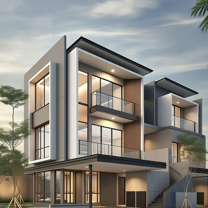 Stick-Built Aluminum Alloy Curtain Wall