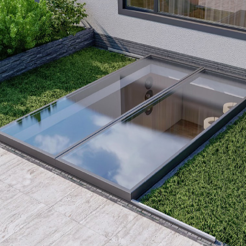 Aluminum Alloy Sliding Skylight (Silent Track System)