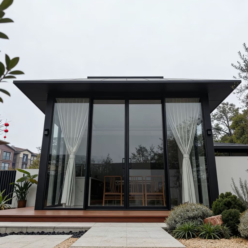 Aluminum Alloy  Full Roof and Facade Shading Sunroom