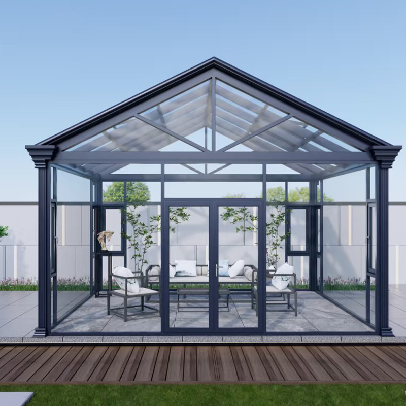 Aluminum Alloy A-Frame Sunroom (Fast Drainage Design)